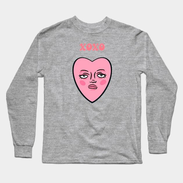 Xoxo Long Sleeve T-Shirt by Sasha Banana 